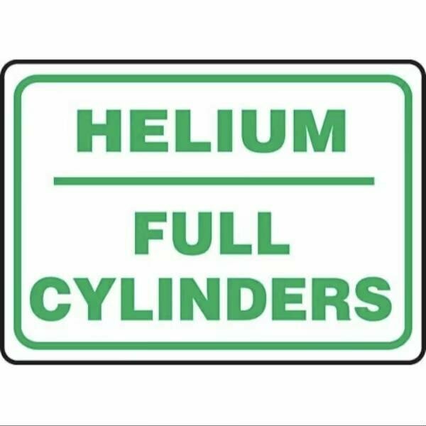 Accuform SAFETY SIGN HELIUM  FULL CYLINDERS MCPG569VP MCPG569VP